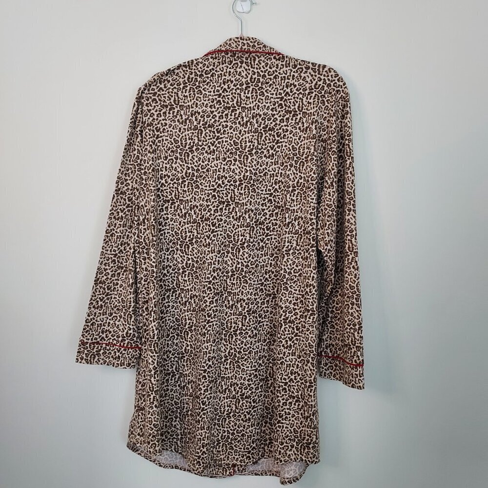 Charter Club Leopard Print Sleepshirt Size XXL - Picture 2 of 8